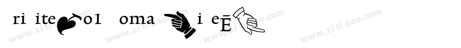 TriniteNo1-RomanWideExp字体转换