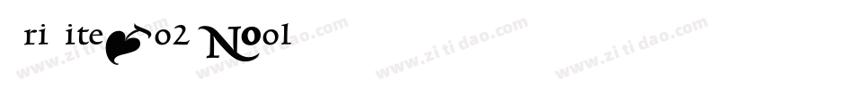 TriniteNo2-Bold字体转换