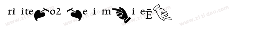 TriniteNo2-MediumWideExp字体转换