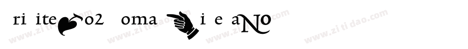 TriniteNo2-RomanWideTab字体转换