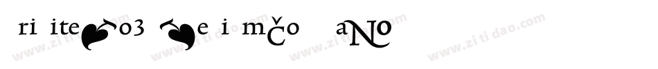 TriniteNo3-MediumCondTab字体转换