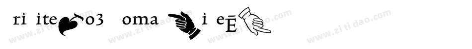 TriniteNo3-RomanWideExp字体转换