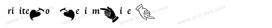 TriniteNo1-MediumWideExp字体转换