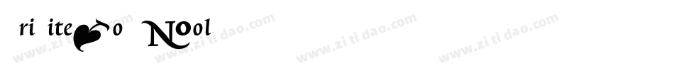 TriniteNo2-Bold字体转换