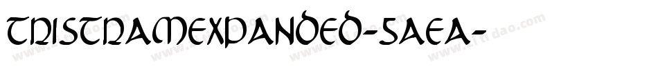 TristramExpanded-5AEa字体转换