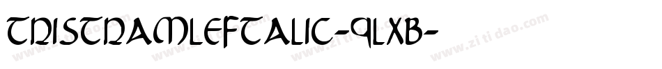 TristramLeftalic-9lxB字体转换