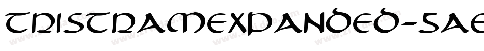 TristramExpanded-5AEa字体转换