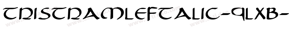 TristramLeftalic-9lxB字体转换