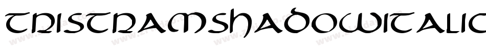 TristramShadowItalic-nP6Y字体转换