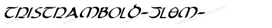 TristramBold-JL8m字体转换