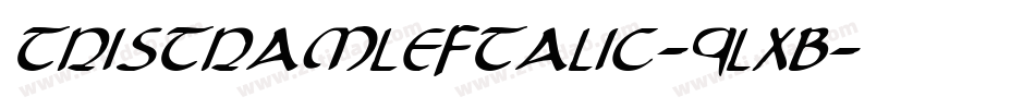 TristramLeftalic-9lxB字体转换
