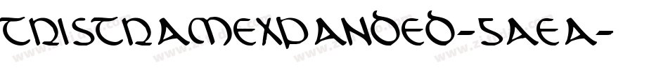 TristramExpanded-5AEa字体转换