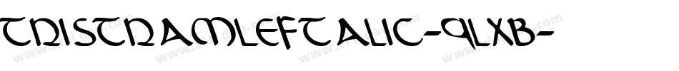 TristramLeftalic-9lxB字体转换
