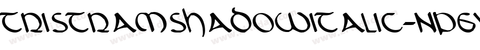 TristramShadowItalic-nP6Y字体转换