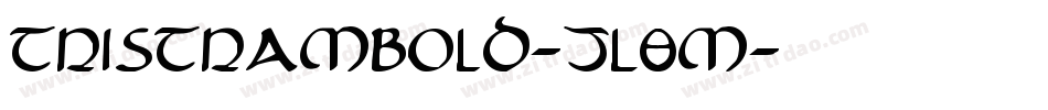 TristramBold-JL8m字体转换