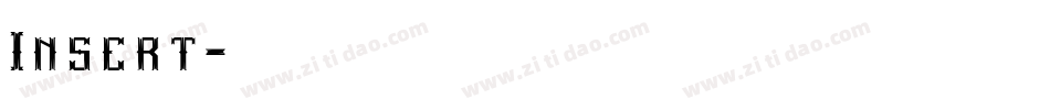 Insert字体转换