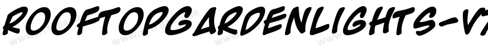 RooftopGardenLights-v79y字体转换