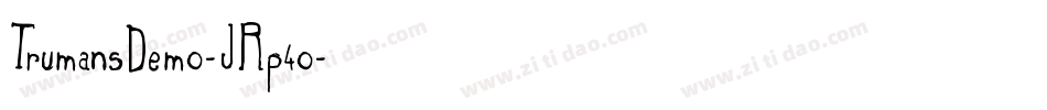 TrumansDemo-JRp4o字体转换