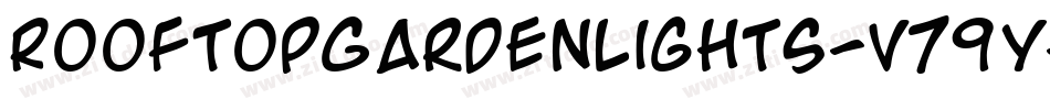 RooftopGardenLights-v79y字体转换