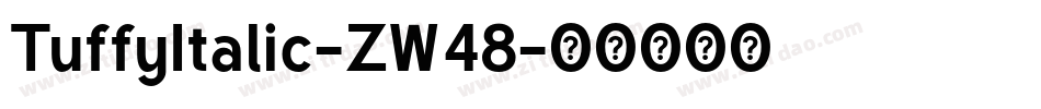 TuffyItalic-ZW48字体转换