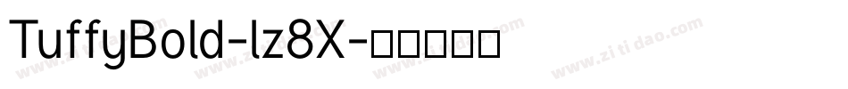 TuffyBold-lz8X字体转换