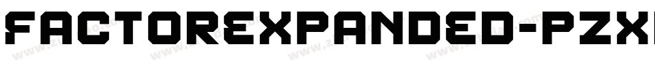 FactorExpanded-pzXR字体转换