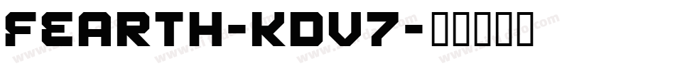 Fearth-KdV7字体转换