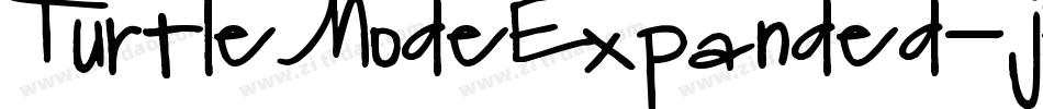 TurtleModeExpanded-jERyj字体转换