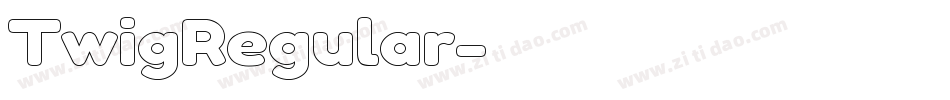 TwigRegular字体转换