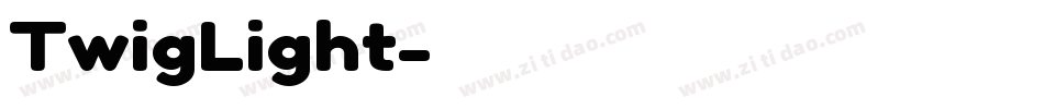 TwigLight字体转换