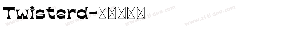 Twisterd字体转换