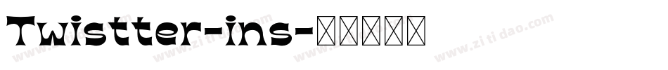 Twistter-ins字体转换