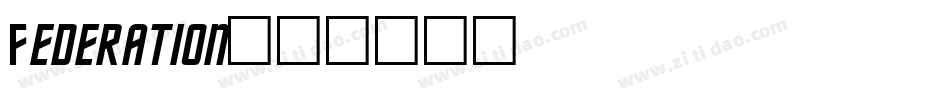 Federation字体转换