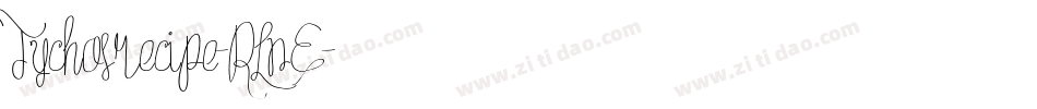 Tychosrecipe-RLnE字体转换
