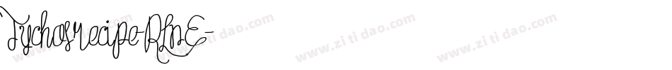 Tychosrecipe-RLnE字体转换