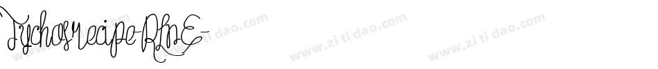 Tychosrecipe-RLnE字体转换
