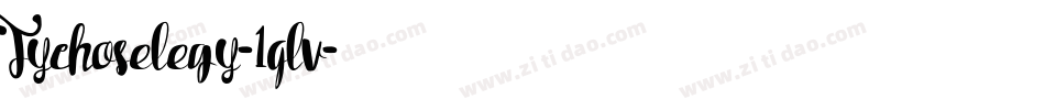 Tychoselegy-1qlv字体转换