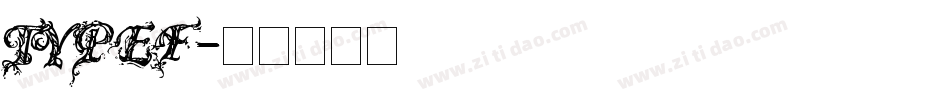 TYPEF字体转换