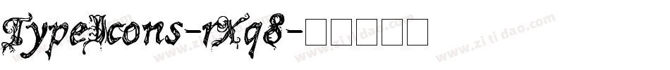 TypeIcons-rXq8字体转换