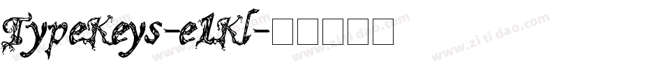 TypeKeys-e1Kl字体转换