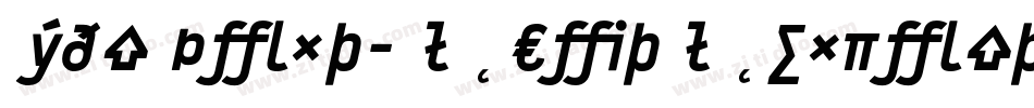 HydraText-BlackItalicExpert字体转换