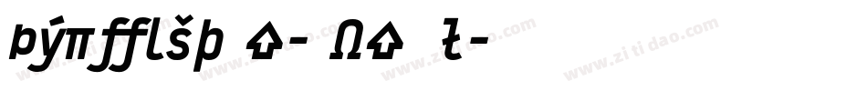Typestar-Normal字体转换