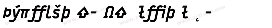 Typestar-NormalItalic字体转换