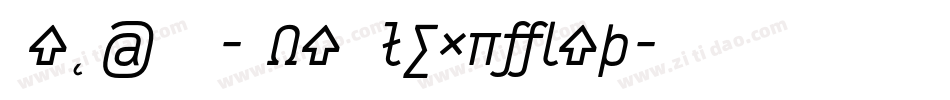 Archian-NormalExpert字体转换