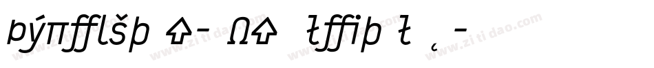 Typestar-NormalItalic字体转换