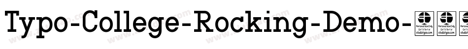 Typo-College-Rocking-Demo字体转换