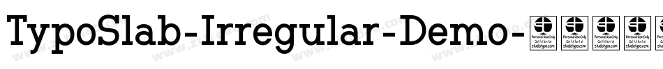 TypoSlab-Irregular-Demo字体转换