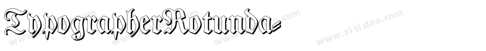 TypographerRotunda字体转换