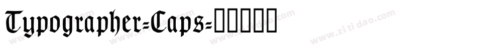 Typographer-Caps字体转换