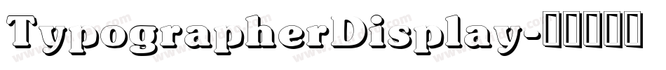 TypographerDisplay字体转换